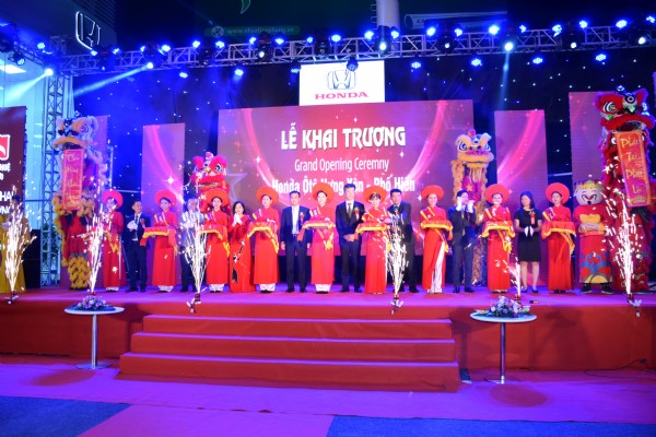 Thư cảm ơn lễ khai trương Honda Ôtô Hưng Yên - Phố Hiến