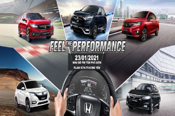 CHƯƠNG TRÌNH LÁI THỬ VÀ TRẢI NGHIỆM CÁC DÒNG XE - “FEEL THE PERFORMANCE” THÁNG 1-2020