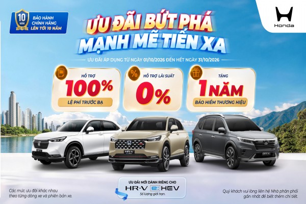 ƯU ĐÃI BỨT PHÁ – MẠNH MẼ TIẾN XA